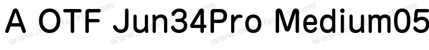A OTF Jun34Pro Medium05B1ZL0yDot字体转换